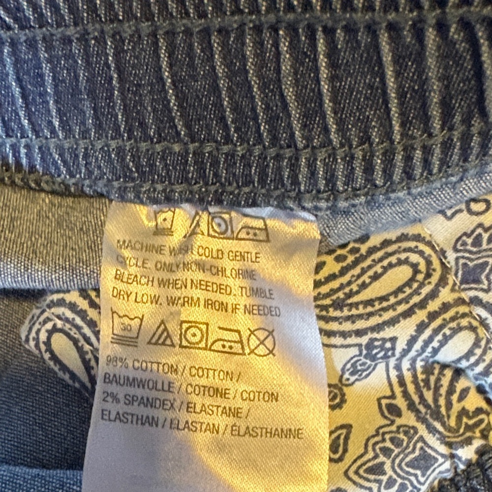 Classic Blue A-Line Denim Skirt - Picture 3 of 5